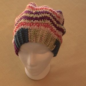 Hand Crocheted Zag Zag Slouch Hat